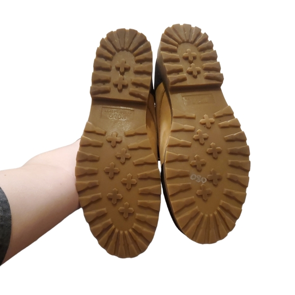 Polo Ralph Lauren Tan Weybrook Leather Boot, Men's 11, like new - Picture 5 of 6